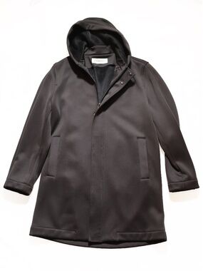 Adolfo Dominguez Hooded Long Zip-up Coat Men Large